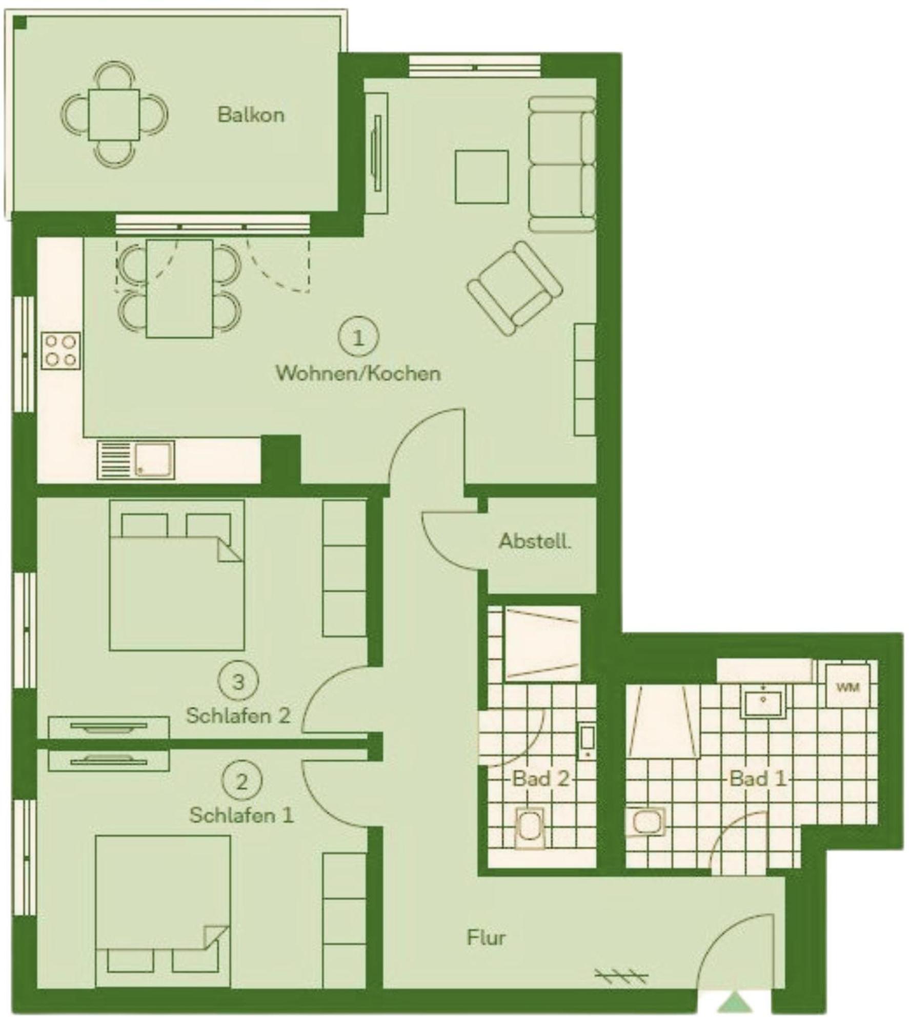 Apartment "Usedomer Luft" Garz  Luaran gambar